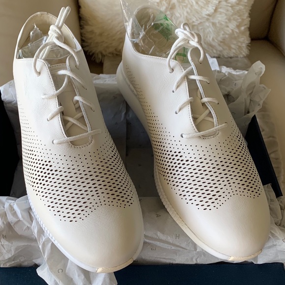 Cole Haan Shoes - Cole Haan NEW Ivory 2.ZERØGRAND Laser Oxford